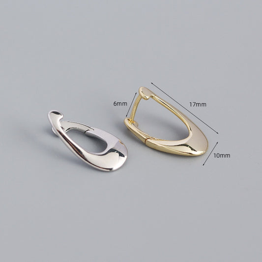 Sculptural Hoop Earrings