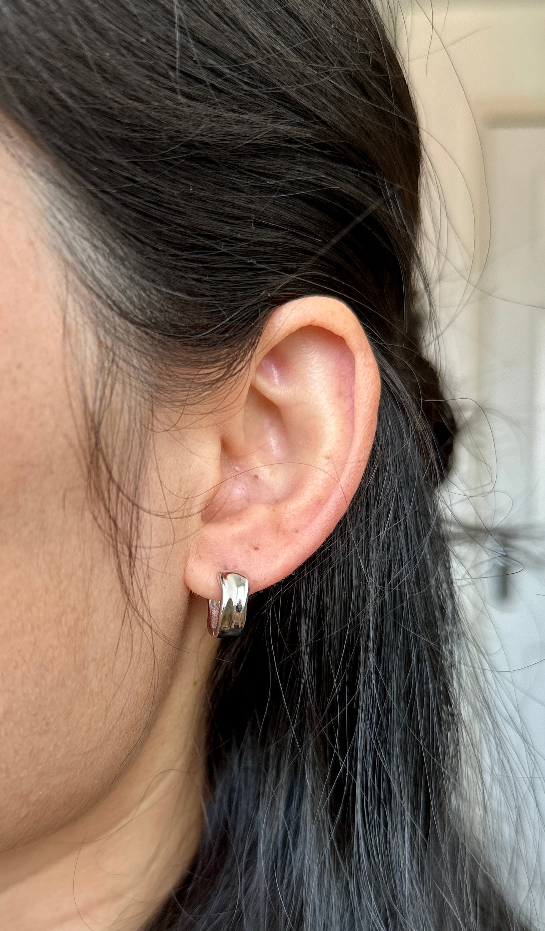 Chunky Twist Huggie Hoops | 925 Sterling Silver or Gold Vermeil