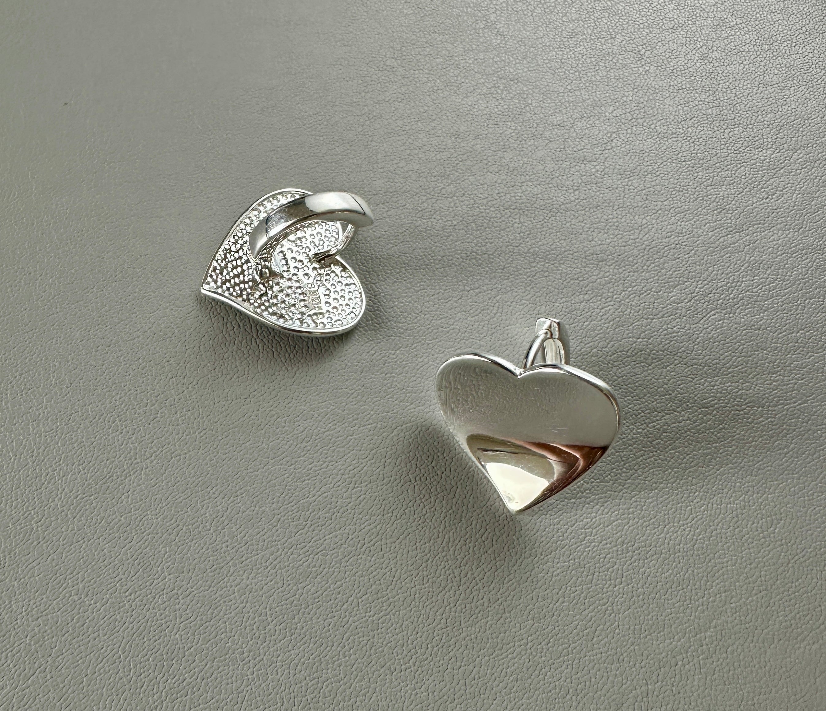 Polished Heart Huggie Hoops | 925 Sterling Silver