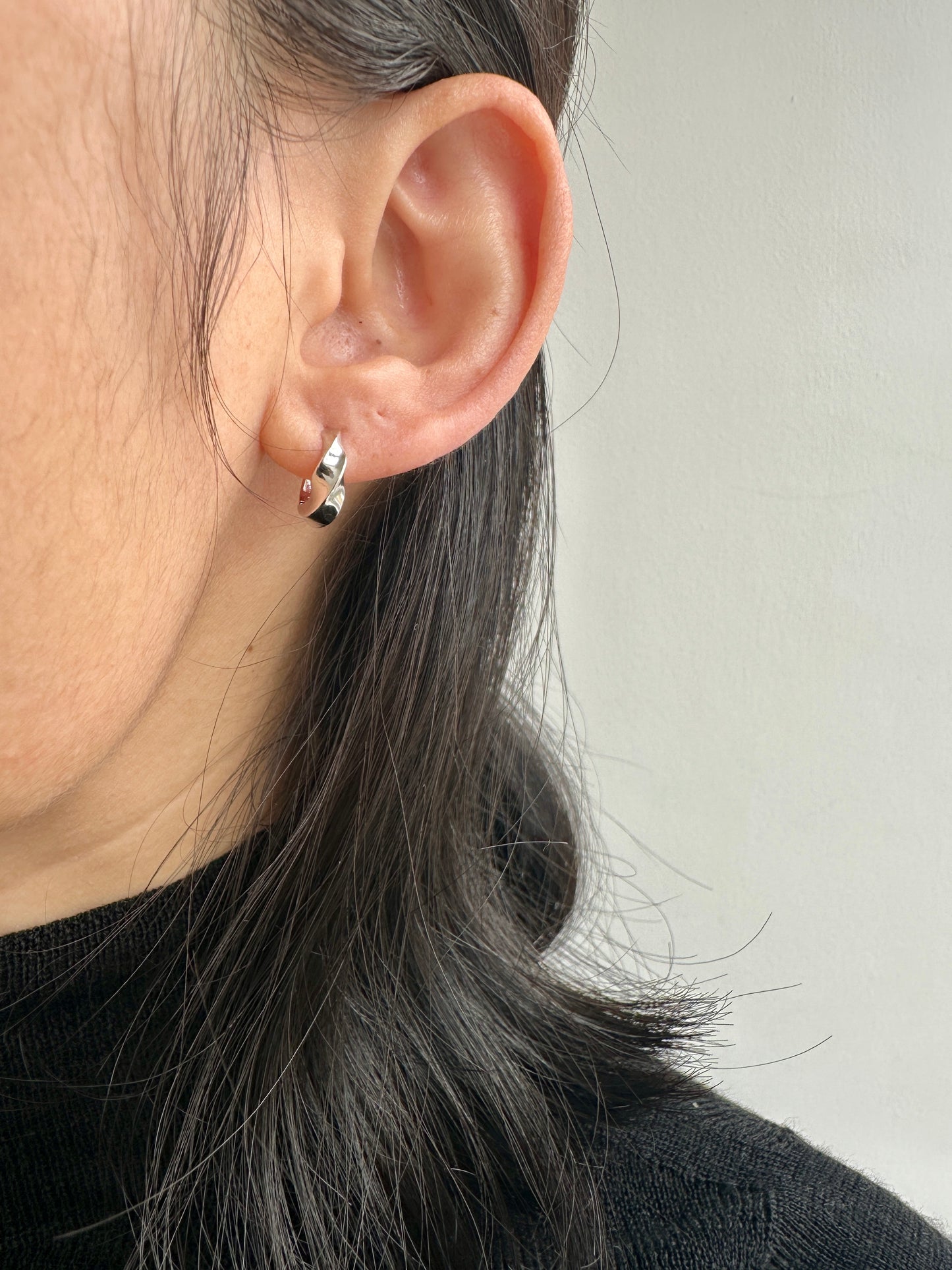 Chunky Twisted Hoops