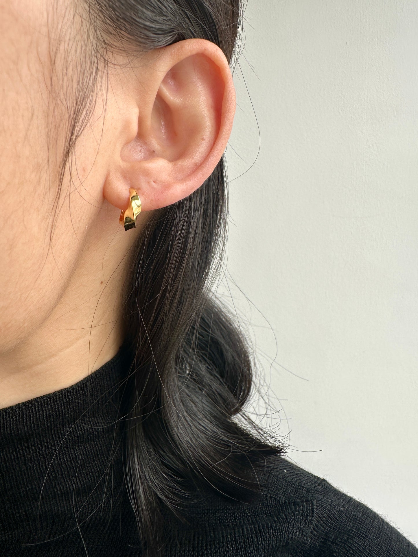 Chunky Twisted Hoops