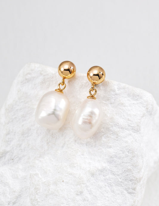 Baroque Pearl Earrings