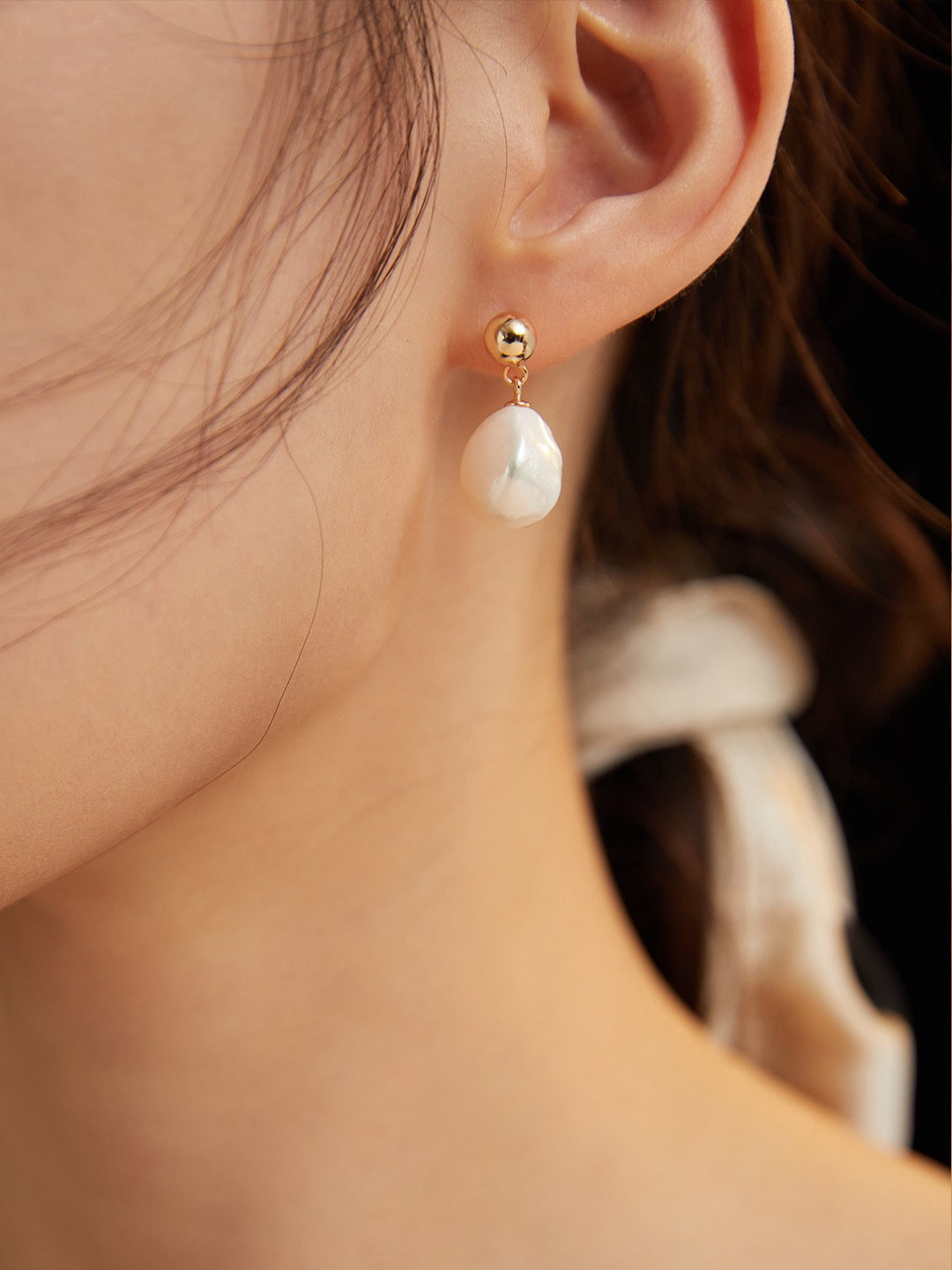Baroque Pearl Earrings