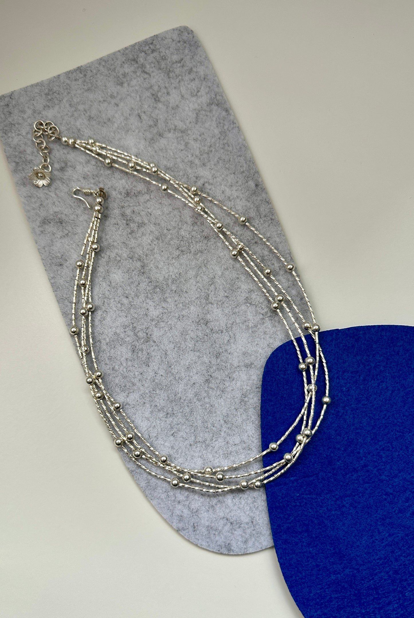 Handmade Multi-Strand Layered Beaded Necklace