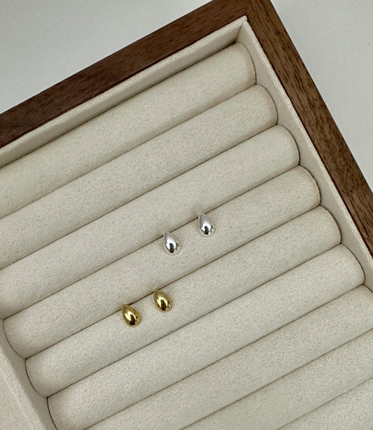 Teardrop Stud Earrings