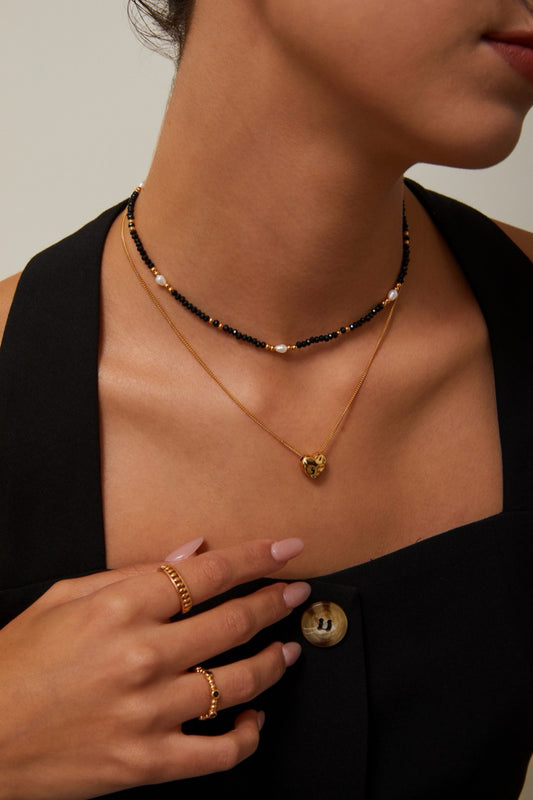 Sculptural Heart Necklace