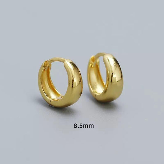 Classic Chunky Hoop Earrings